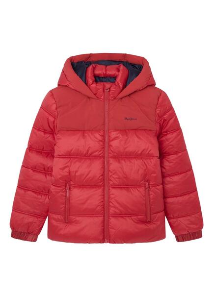 Doudoune Pepe Jeans Odonis rouge pour garcon