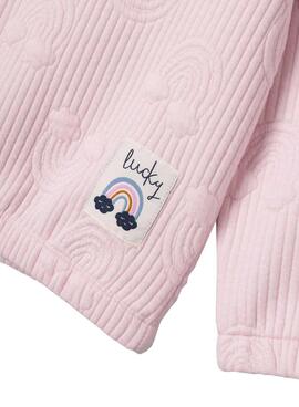 Sweatshirt Name It Karolina rose pour fille