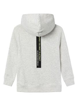 Sweat-shirt Name It Rabbe gris pour garçon