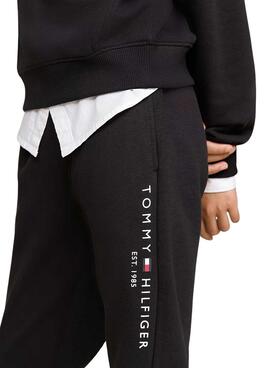 Chándal Tommy Hilfiger Basic noir pour fille