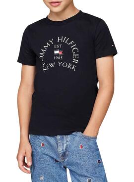 T-shirt Tommy Hilfiger Nautical bleu marine pour garçon