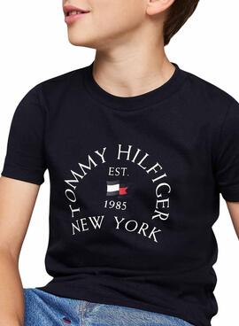 T-shirt Tommy Hilfiger Nautical bleu marine pour garçon