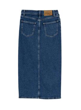 Jupe Calvin Klein Jeans Auth City en denim pour fille