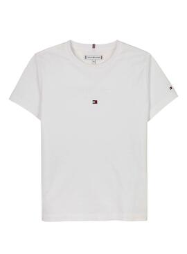 T-shirt Tommy Hilfiger Puff blanc pour garçon