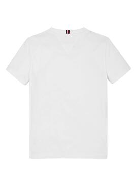 T-shirt Tommy Hilfiger Puff blanc pour garçon