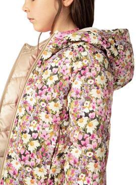 Manteau réversible à fleurs Mayoral pour fille