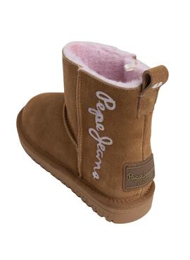 Bottes Pepe Jeans Diss marron pour fille