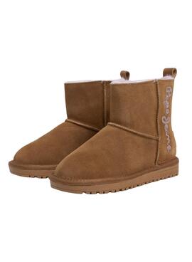 Bottes Pepe Jeans Diss marron pour fille