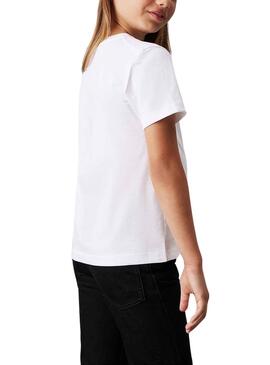 T-shirt Calvin Klein Jeans Monogram blanc