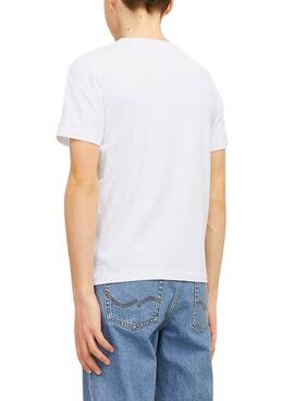 T-shirt Jack and Jones Logo blanc pour garçon