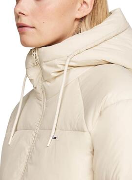 Veste matelassée Tommy Jeans Vail beige pour femme