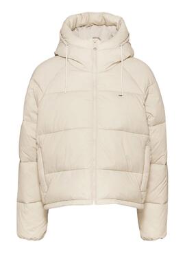 Veste matelassée Tommy Jeans Vail beige pour femme