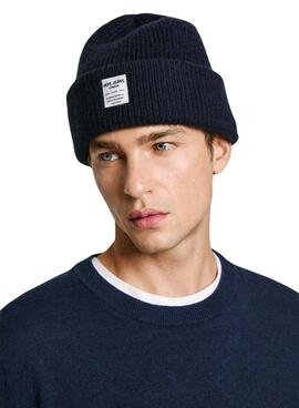 Bonnet Pepe Jeans West bleu marine pour homme