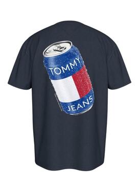 T-shirt Tommy Jeans Fun Novelty marine pour homme