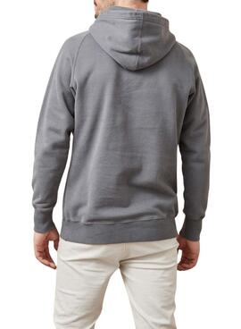 Sweat à capuche Altonadock Maps gris pour homme