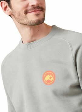 Sweatshirt Altonadock Maps gris pour homme