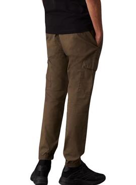 Pantalon Calvin Klein Jeans Cargo vert pour homme