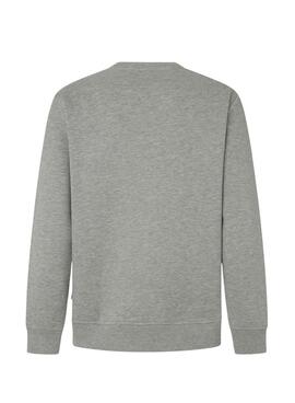 Sweatshirt Pepe Jeans Somers Crew gris pour homme