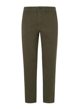  Pantalon chino Pepe Jeans Gymdigo vert pour hommes