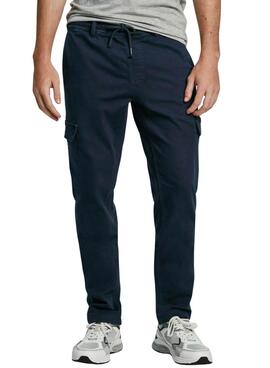 Pantalon Pepe Jeans Gymdigo marine pour homme