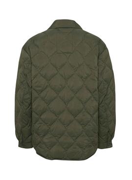 Veste Tommy Jeans matelassée verte pour homme