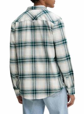 Chemise Tommy Jeans Flannel à carreaux pour homme