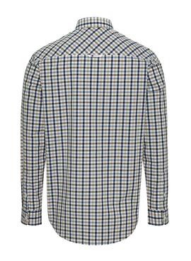 Chemise Tommy Jeans à carreaux Poplin pour homme