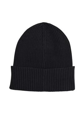 Bonnet Tommy Jeans Heritage noir pour homme