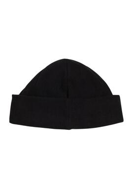 Bonnet Tommy Jeans logo linéaire noir pour homme