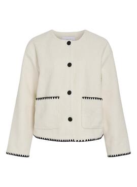 Veste Vila Vikaya Blanc pour femme