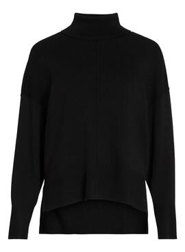 Pull Vila Viostria noir pour femme