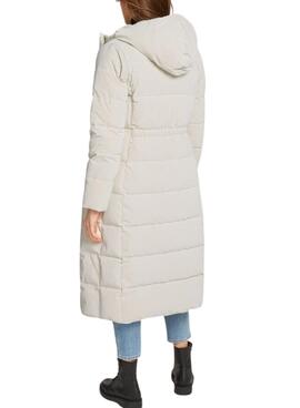 Manteau Calvin Klein Jeans Soft Touch blanc pour femme