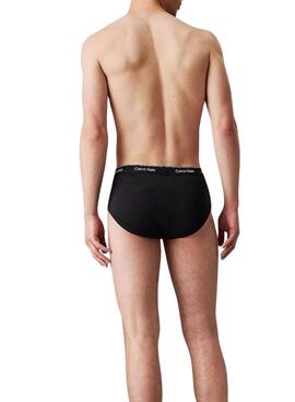 Pack Caleçons Calvin Klein Jeans Slip Noir pour homme