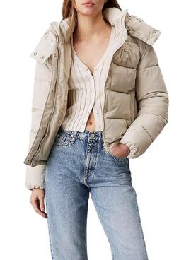 Veste Calvin Klein Jeans Matte beige pour femme