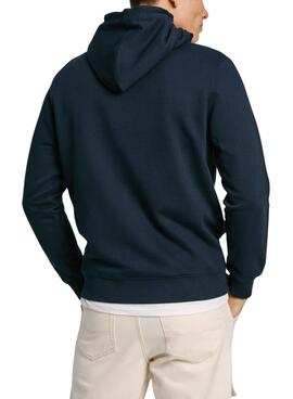 Sweat-shirt Pepe Jeans New Joe Hoodie marine pour homme