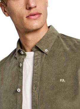 Chemise Pepe Jeans Miller verte pour homme