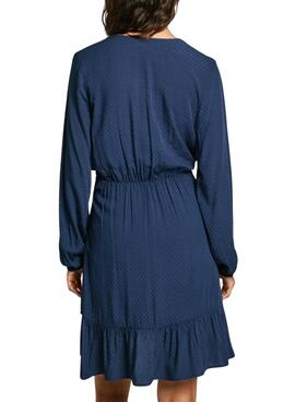 Robe Pepe Jeans Kendall bleue pour femme