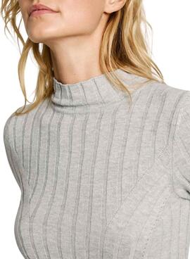 Pull Pepe Jeans Izabel gris pour femme