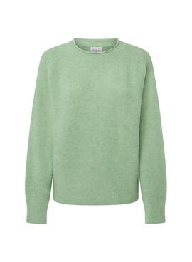 Pull Pepe Jeans Irma Vert Menthe pour femme