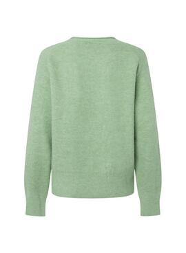 Pull Pepe Jeans Irma Vert Menthe pour femme