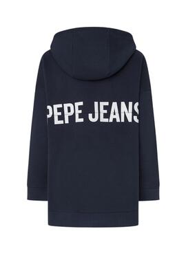 Sweatshirt Pepe Jeans Fergie bleu marine pour femme