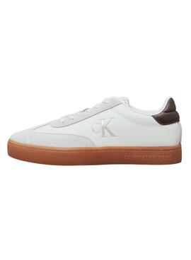 Baskets Calvin Klein Jeans Classic blanches pour hommes