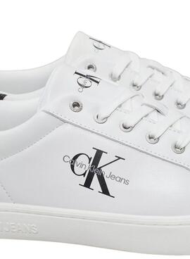 Baskets Calvin Klein Jeans Classic Cuplow Blanc pour homme