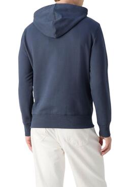 Sweat à capuche Calvin Klein Jeans Badge bleu pour homme