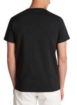 T-shirt Calvin Klein Jeans Distressed noir pour homme