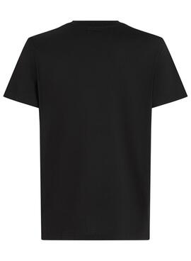 T-shirt Calvin Klein Jeans Distressed noir pour homme