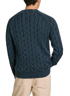 Pull Pepe Jeans Camdem bleu pour homme