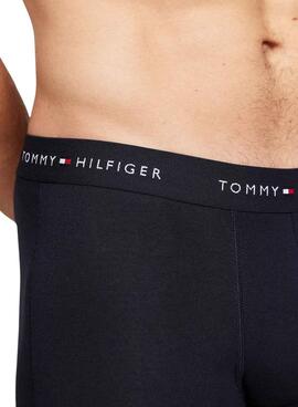 Pack de 3 Caleçons Trunk Tommy Hilfiger Essential Noir pour homme