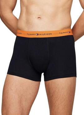 Pack de 3 Caleçons Trunk Tommy Hilfiger Noir pour homme