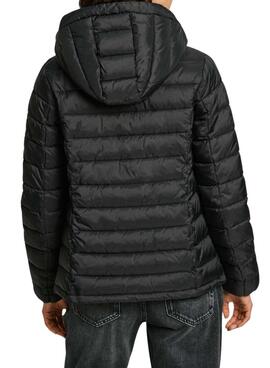 Veste Pepe Jeans Ammy courte noire pour femme